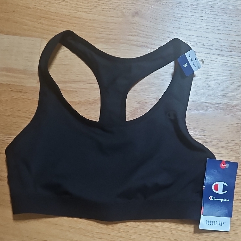 Champion Women's Classic Black Sports Bra
